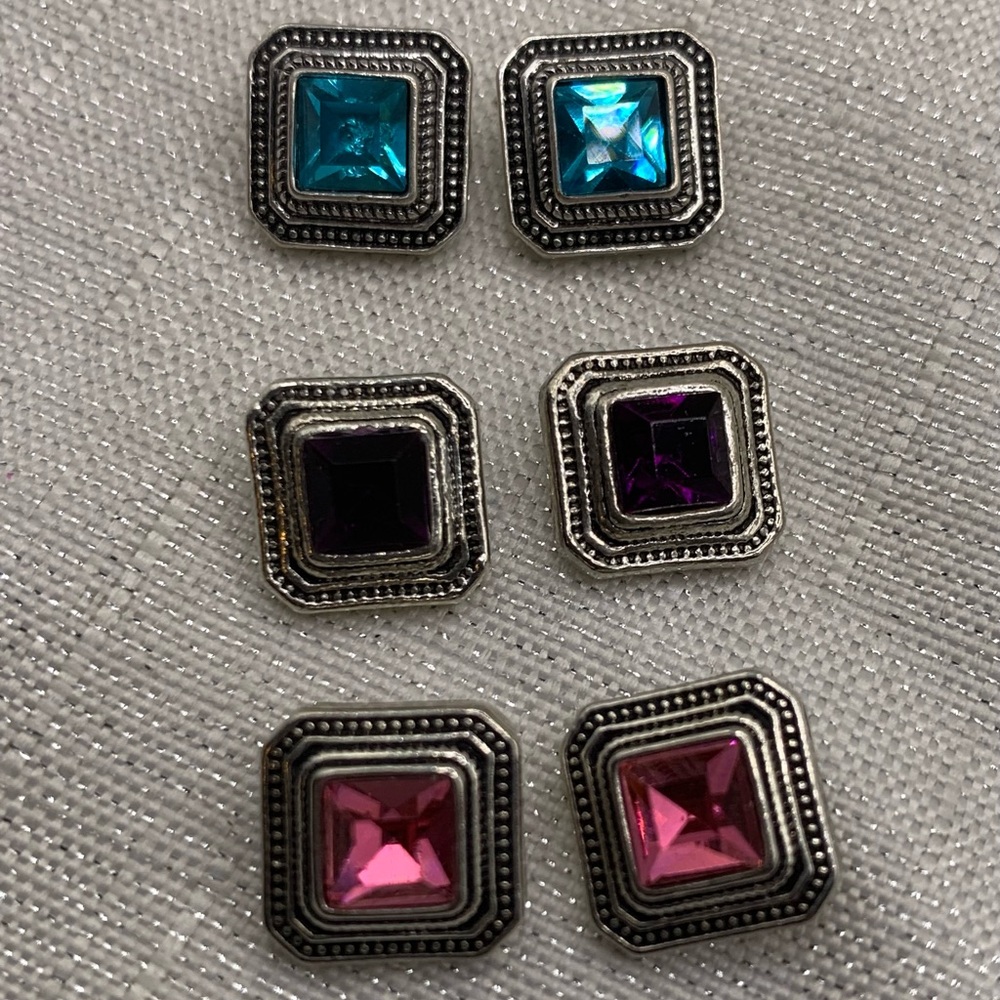 SALE - 6 Charms - 3 Sets of 2 - PETITE 12mm/13mm - Matching Snap Button Charms